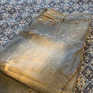 Gently used!  Boyfriend cut, full-length jeans
